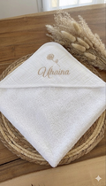 Cape de bain de Baptême personnalisée