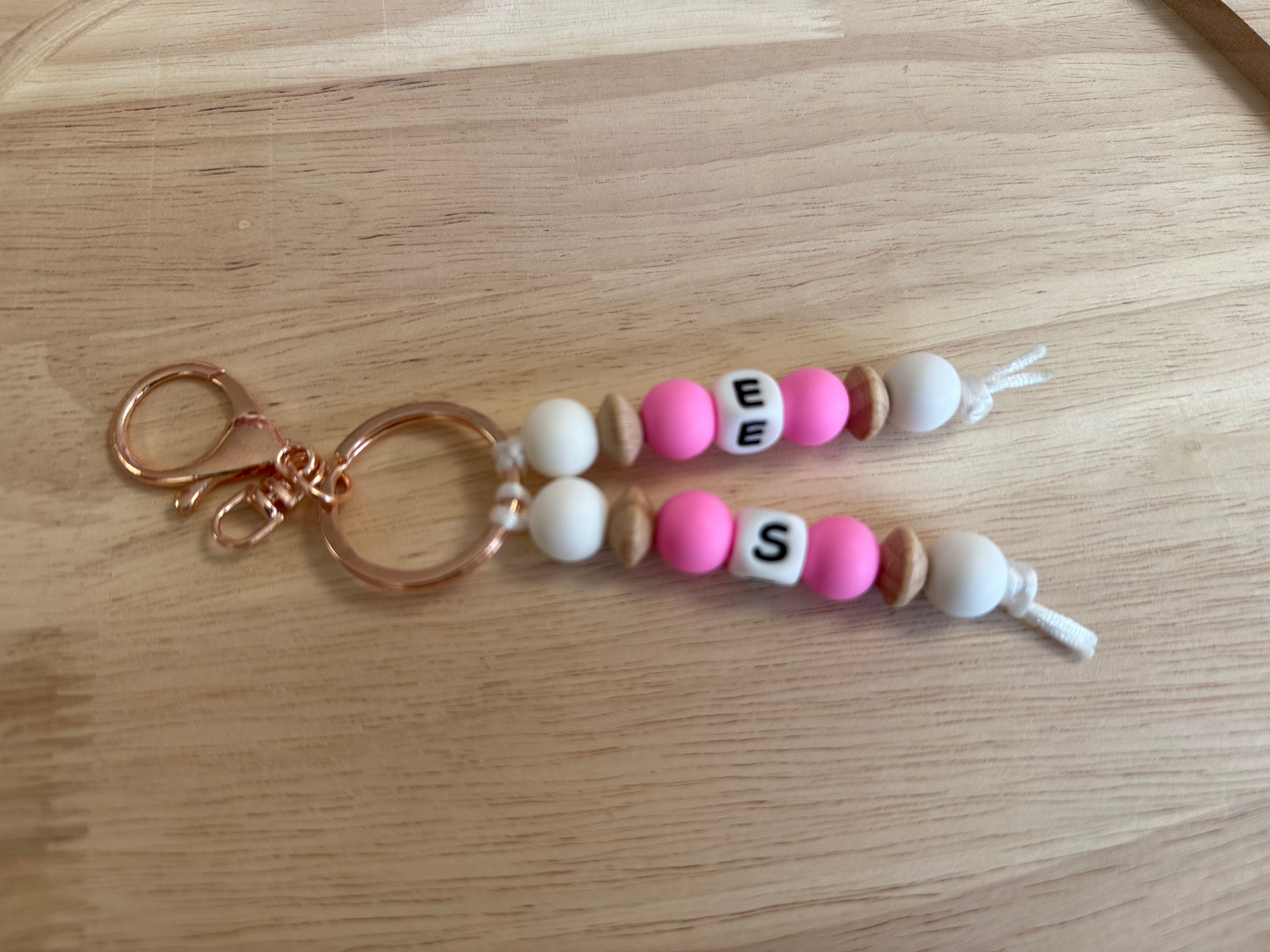 Porte-clés personnalisé avec 2 prénoms